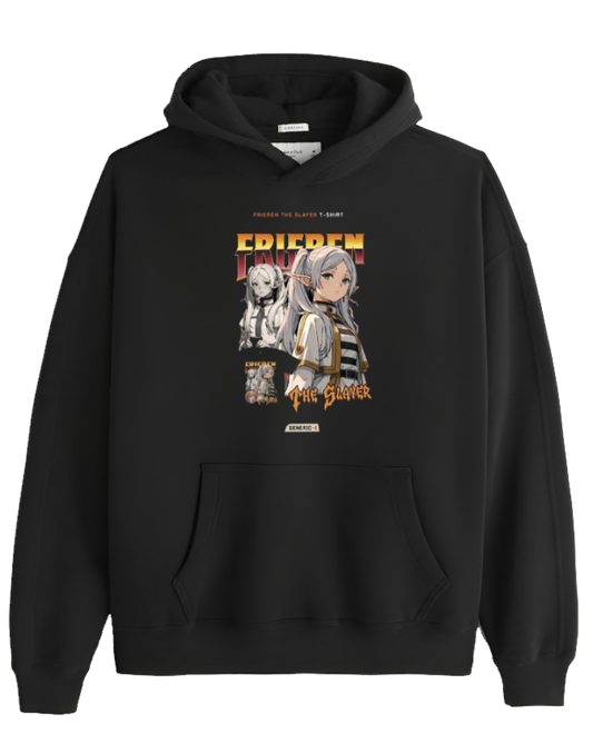 Frieren Beyond Journey's End One Size hoodie Black 10