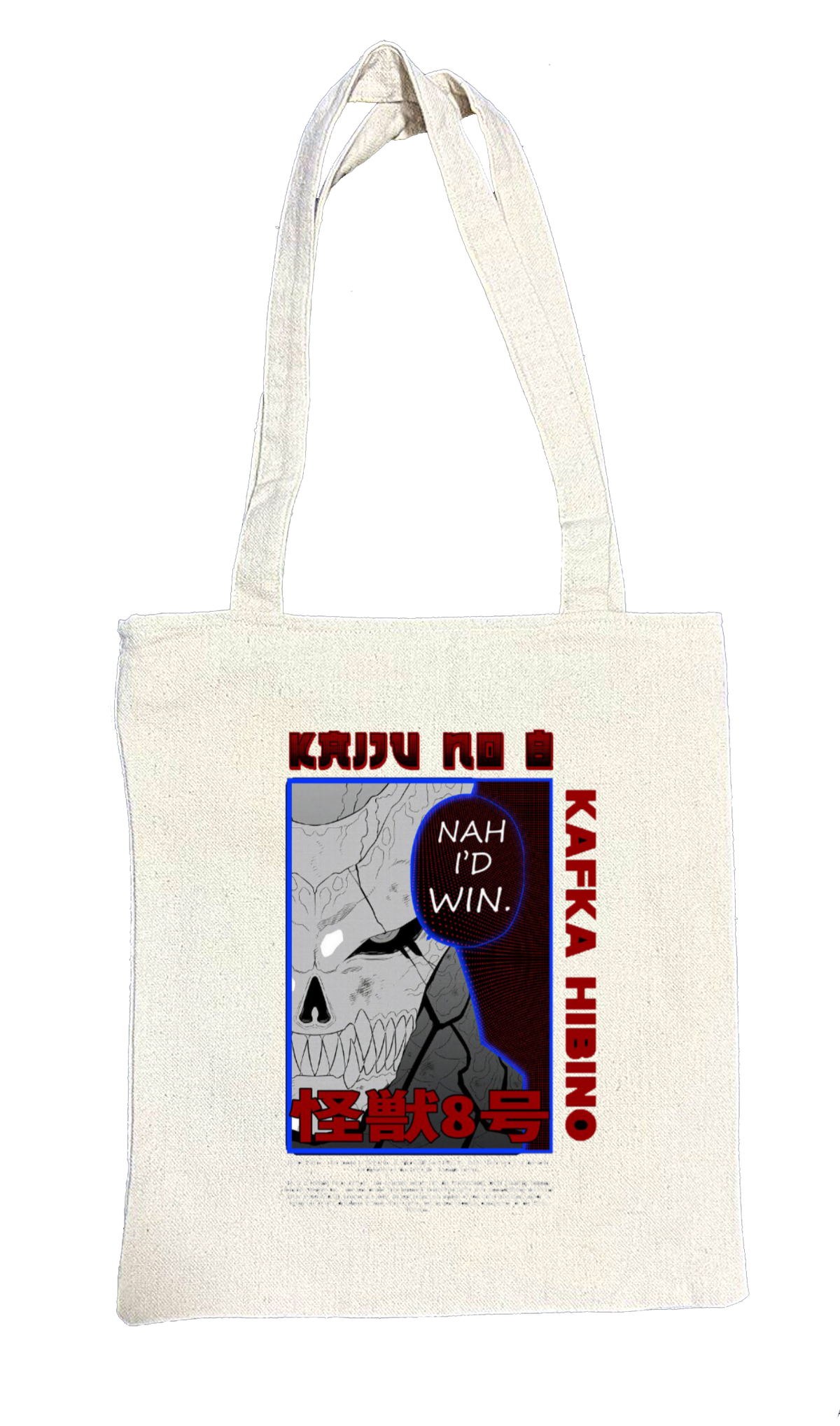 Kaiju No. 8 tote bag beige 10
