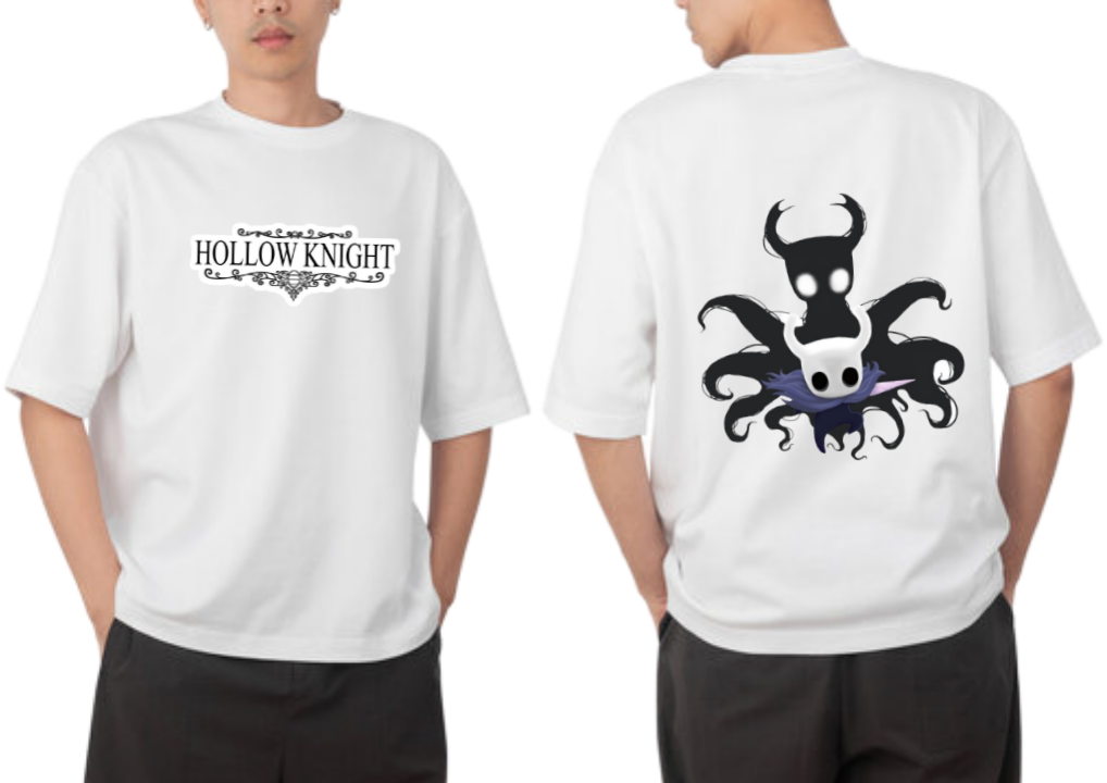 Hollow Knight t- shirt One Size White Back 10