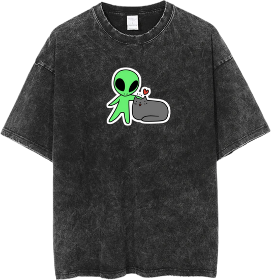aliens One Size t- shirt Washed 10