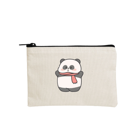 PANDA wallet pencil case Beige 10