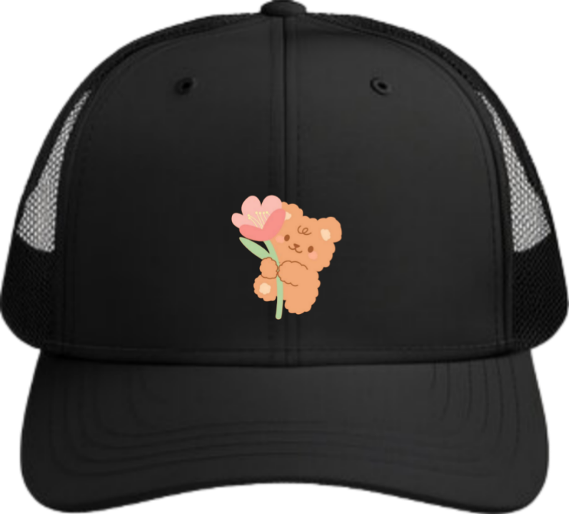 bear Baseball cap Black 10