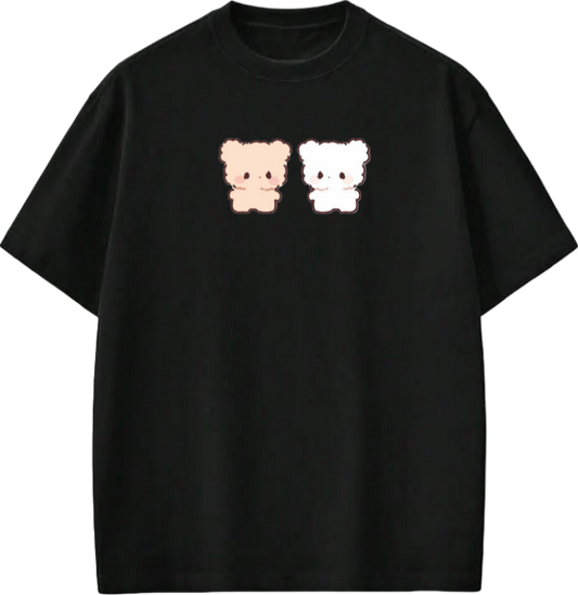 bear t- shirt Black  10
