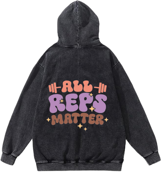 workout gym pilates Oversize Hoodie Washed Back 10