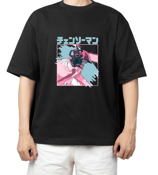 Chainsaw Man t- shirt One Size Black 10