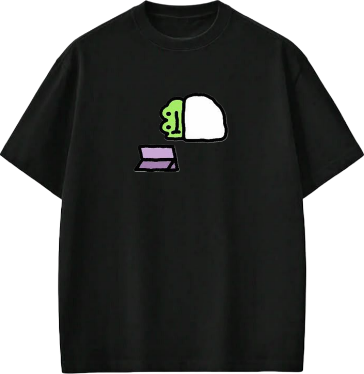 Frog One Size t- shirt Black 10