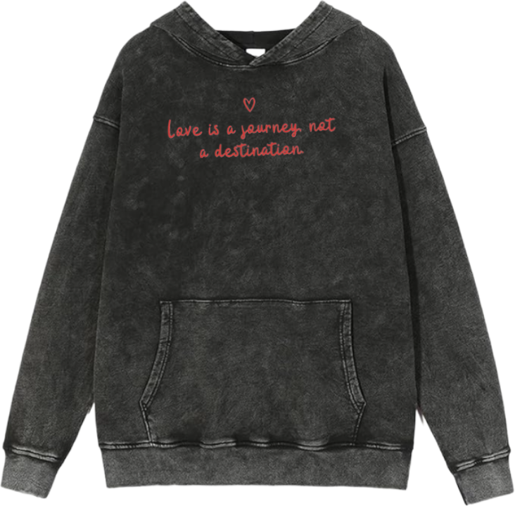 VaIentine coupIe Oversize  Hoodie Washed gray 10