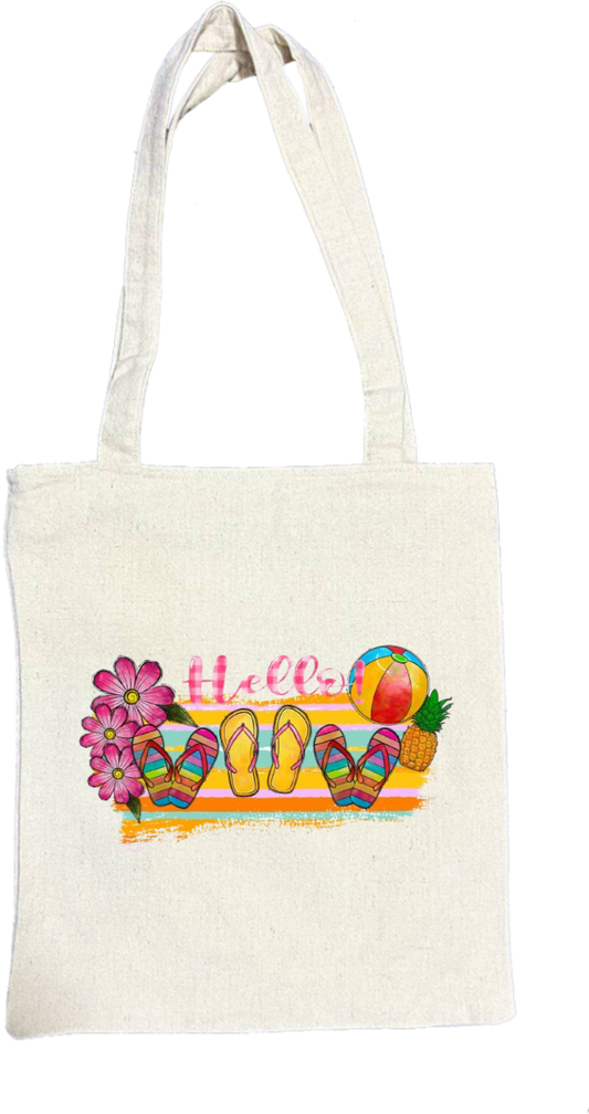 Summer Vibes tote bag Beige 10