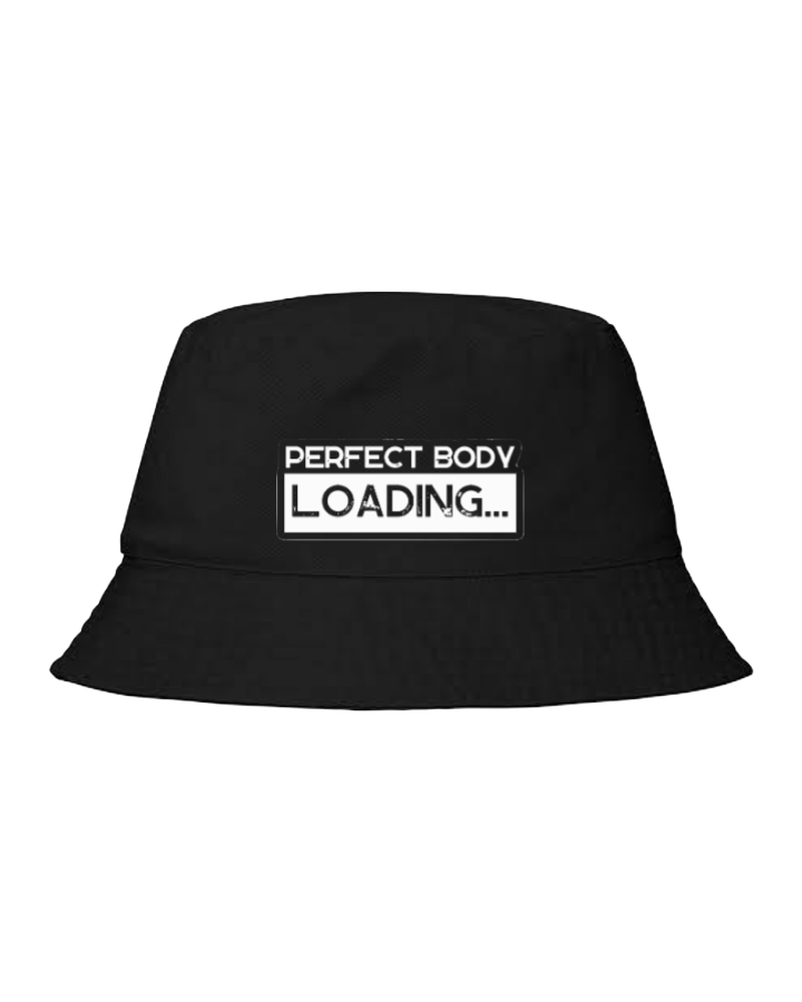 workout gym pilates Bucket hat Fishman hat cap Black 10