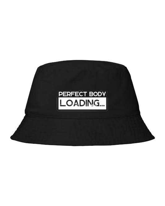 workout gym pilates Bucket hat Fishman hat cap Black 10