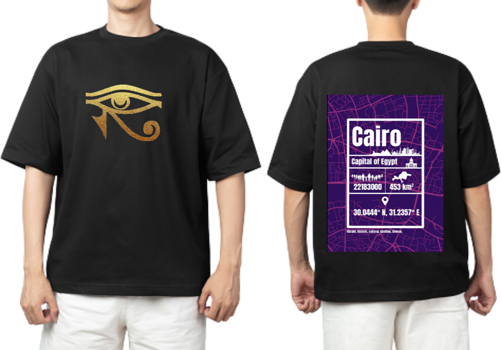 Egypt t- shirt One Size Black 10