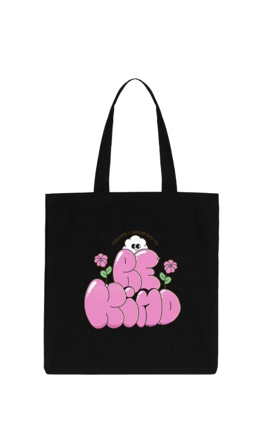 Be Kind tote bag Black 197