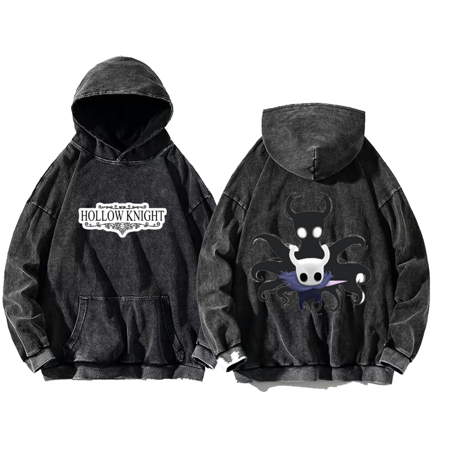 Hollow Knight One Size hoodie Washed Back 10