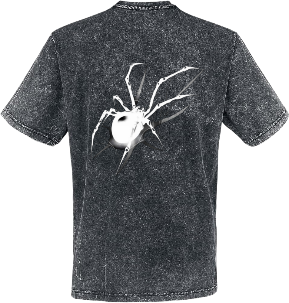Goth t- shirt Washed Back 10
