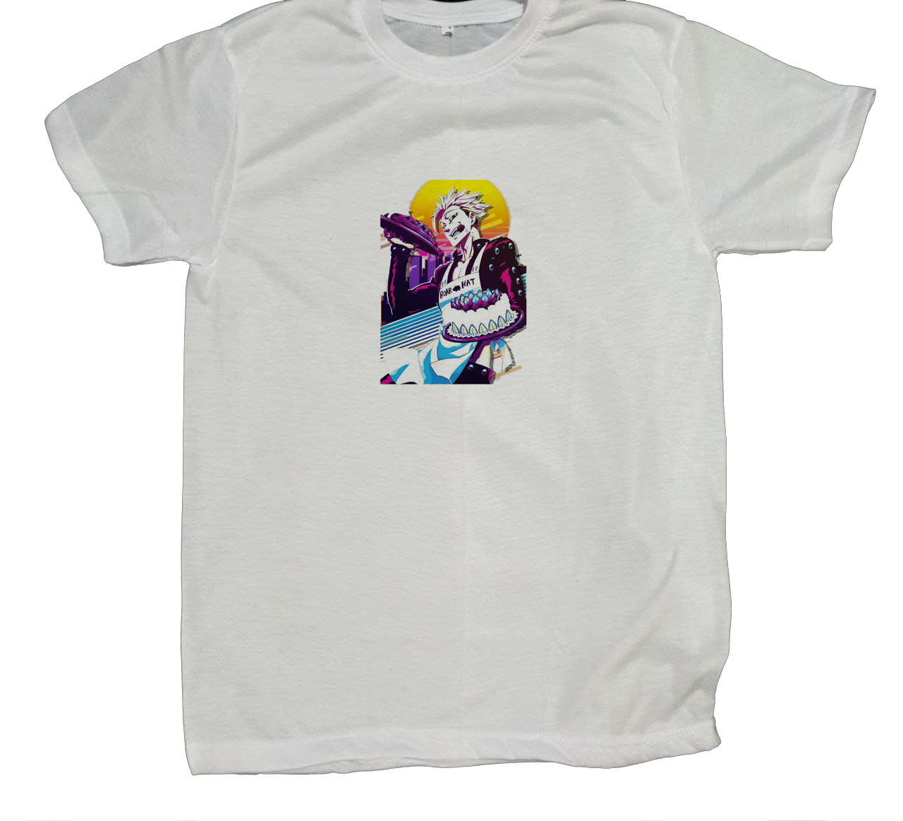 Anime Nanatsu no taizai seven deadly sins One Size t- shirt White 10