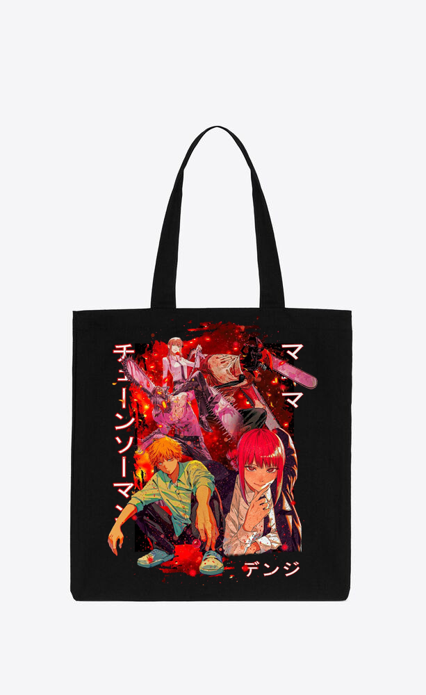 Chainsaw Man tote bag Black 10