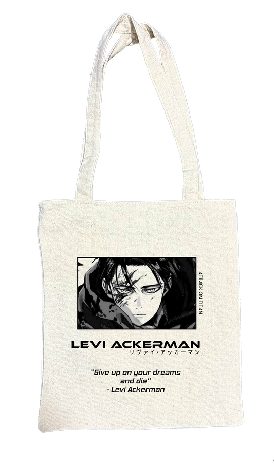 Anime Attack on titan shingeki no kyojin Aot biege tote bag 9