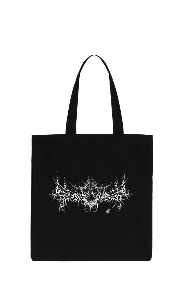 Goth tote bag Black 10