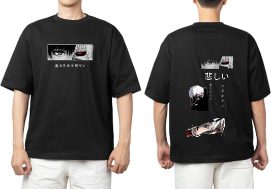Tokyo ghoul t- shirt One Size Black Back 10