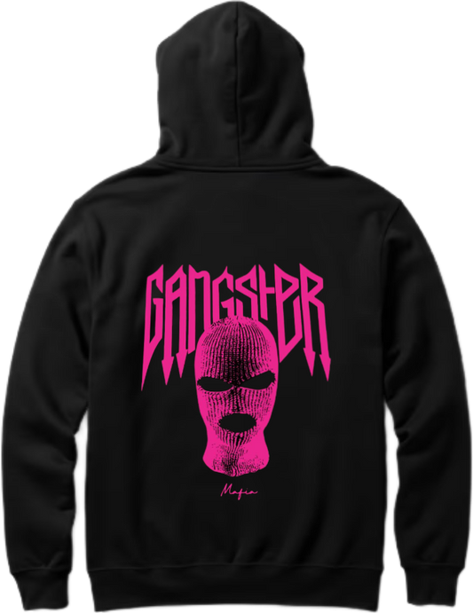 GANGSTER One Size hoodie Black Back 10