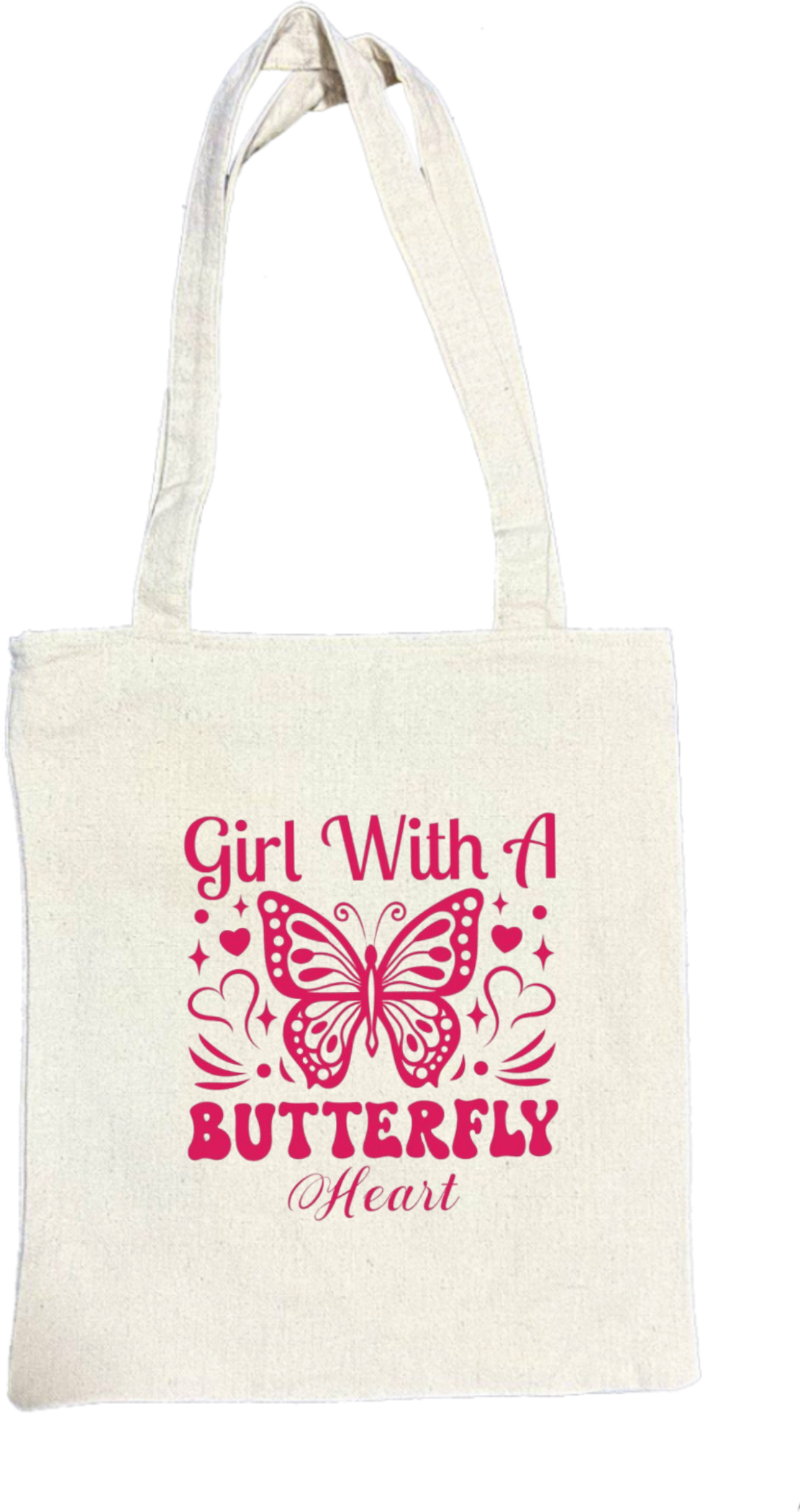 butterflies tote bag Beige 10