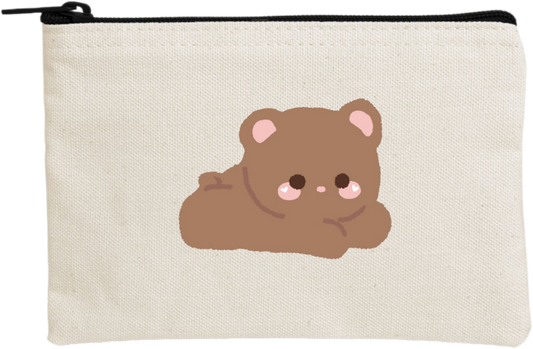 bear wallet pencil case Beige 10