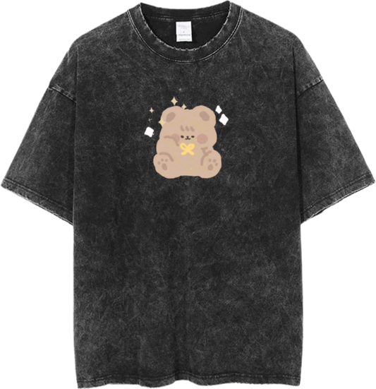 bear t- shirt Washed 10