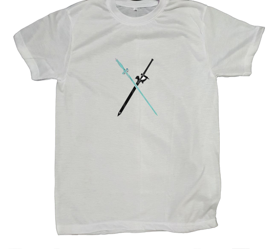 Sword Art Online t- shirt fat White 10