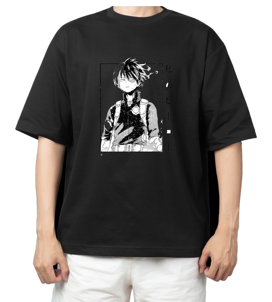 bnha  boku no hero academy t- shirt One Size Black 10