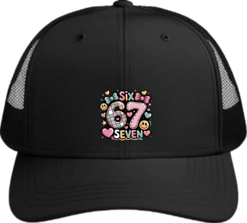 67 designs Baseball cap Black 10
