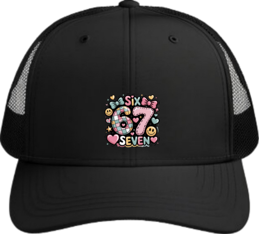 67 designs Baseball cap Black 10