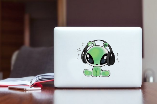 aliens Laptop Sticker 10