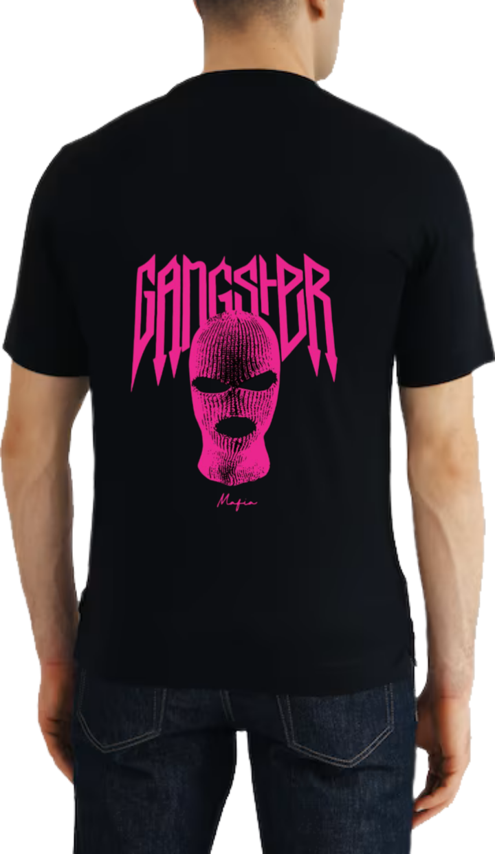 Gangster Vibe t- shirt One Size Black back 10