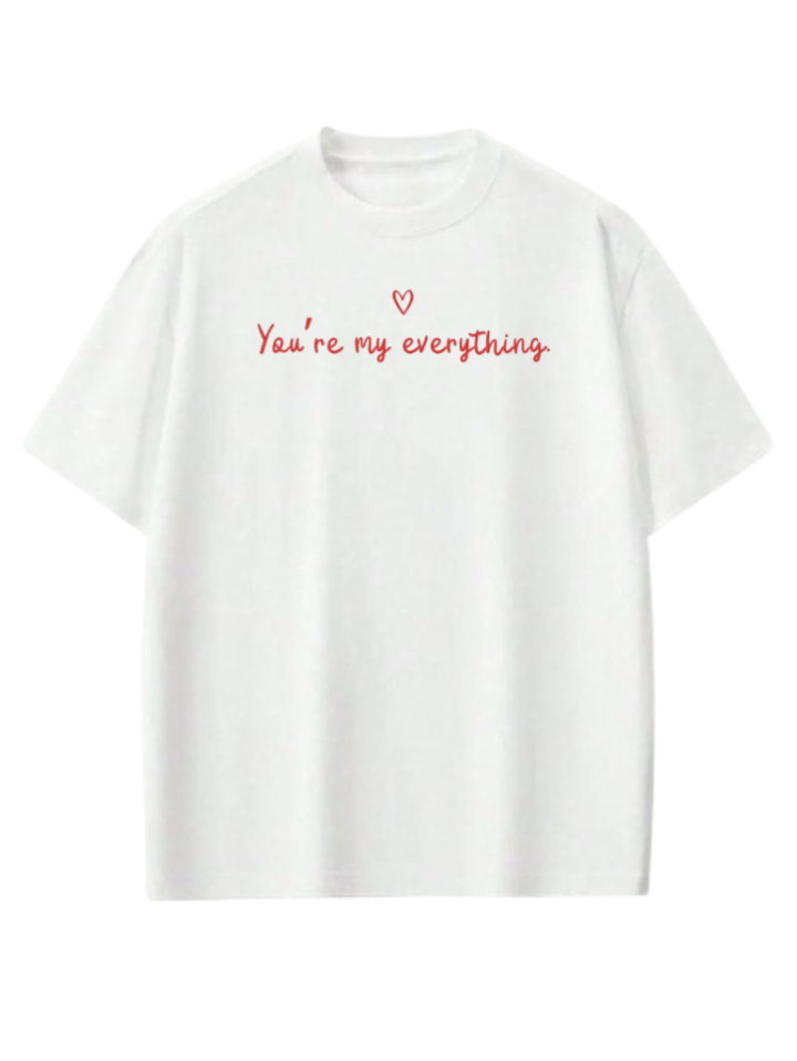 VaIentine coupIe t- shirt White 10