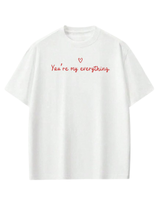 VaIentine coupIe t- shirt White 10