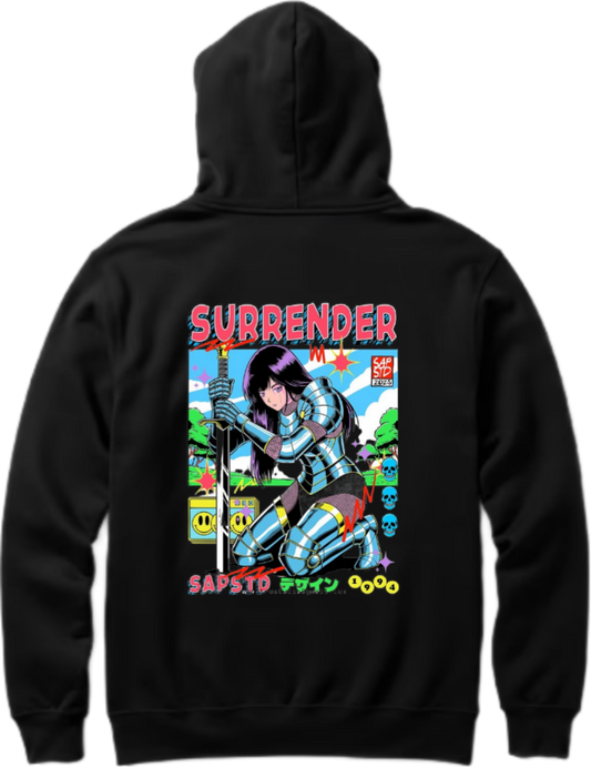 aliens Oversize Hoodie Back Black 9