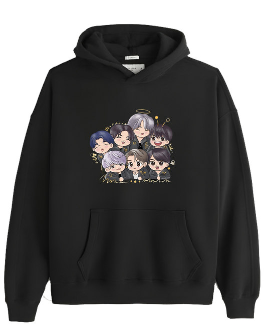BTS One Size hoodie Black 10