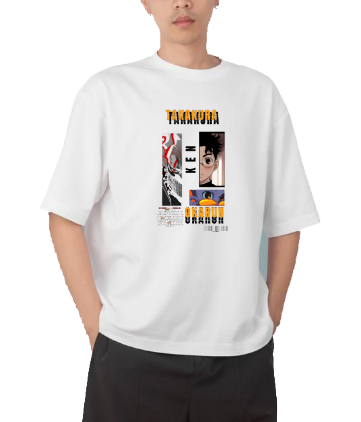 Dandadan t- shirt One Size White 10