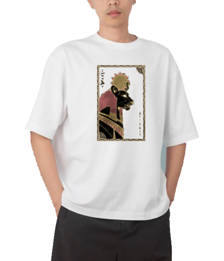 Egypt t- shirt Over Size White 10