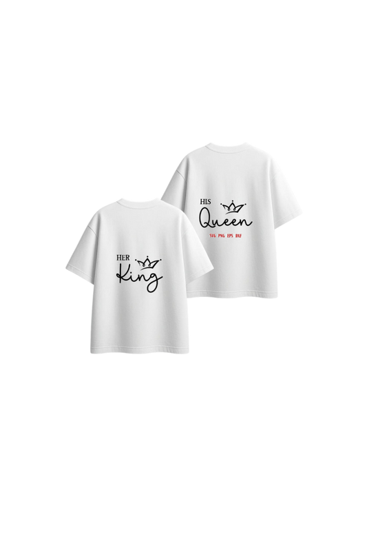 VaIentine coupIe t- shirt White Cables Back 10
