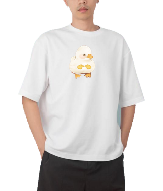 duck One Size t- shirt  White 10