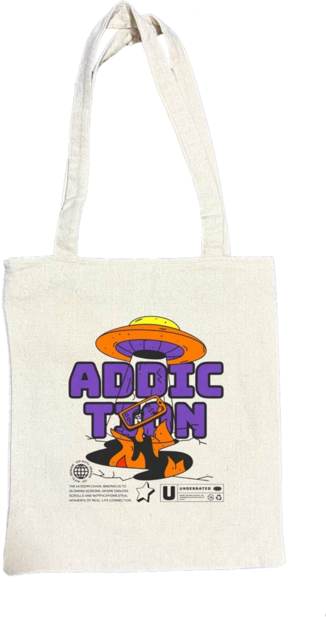 aliens tote bag Beige 10