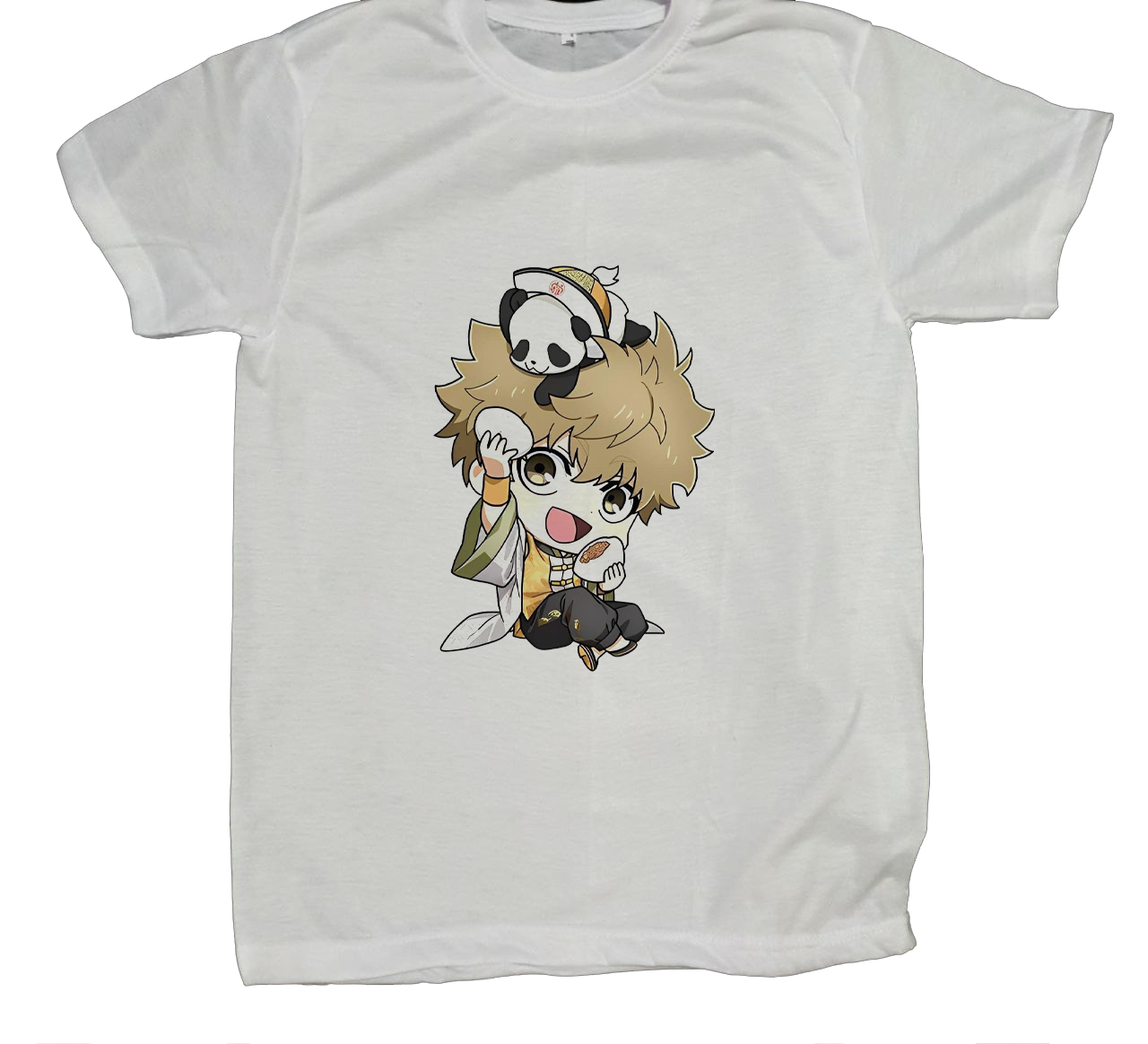 blue lock t- shirt fat White 10