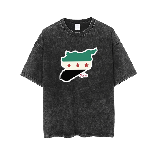 Syria t- shirt One Size Washed 10