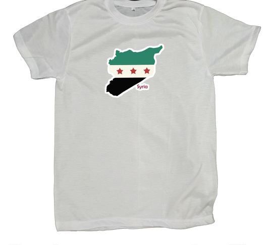 Syria t- shirt fat White 10