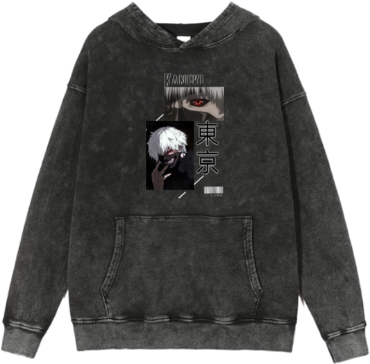 Tokyo ghoul One Size hoodie Washed 10