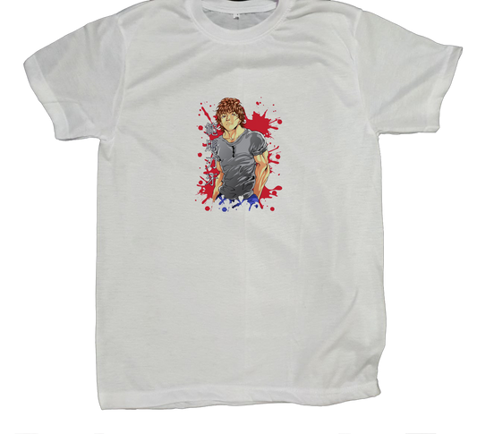 anami baki  t- shirt fat White 10