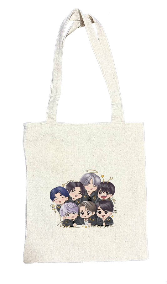 BTS tote bag beige 10