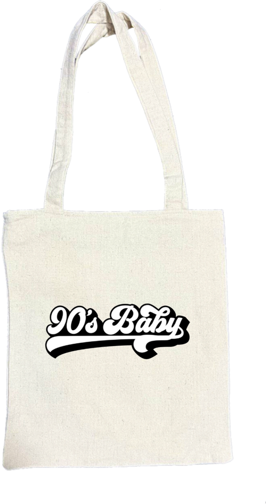 90's Baby tote bag beige 10