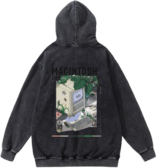 MACINTOSH Over Size hoodie Washed Back 107